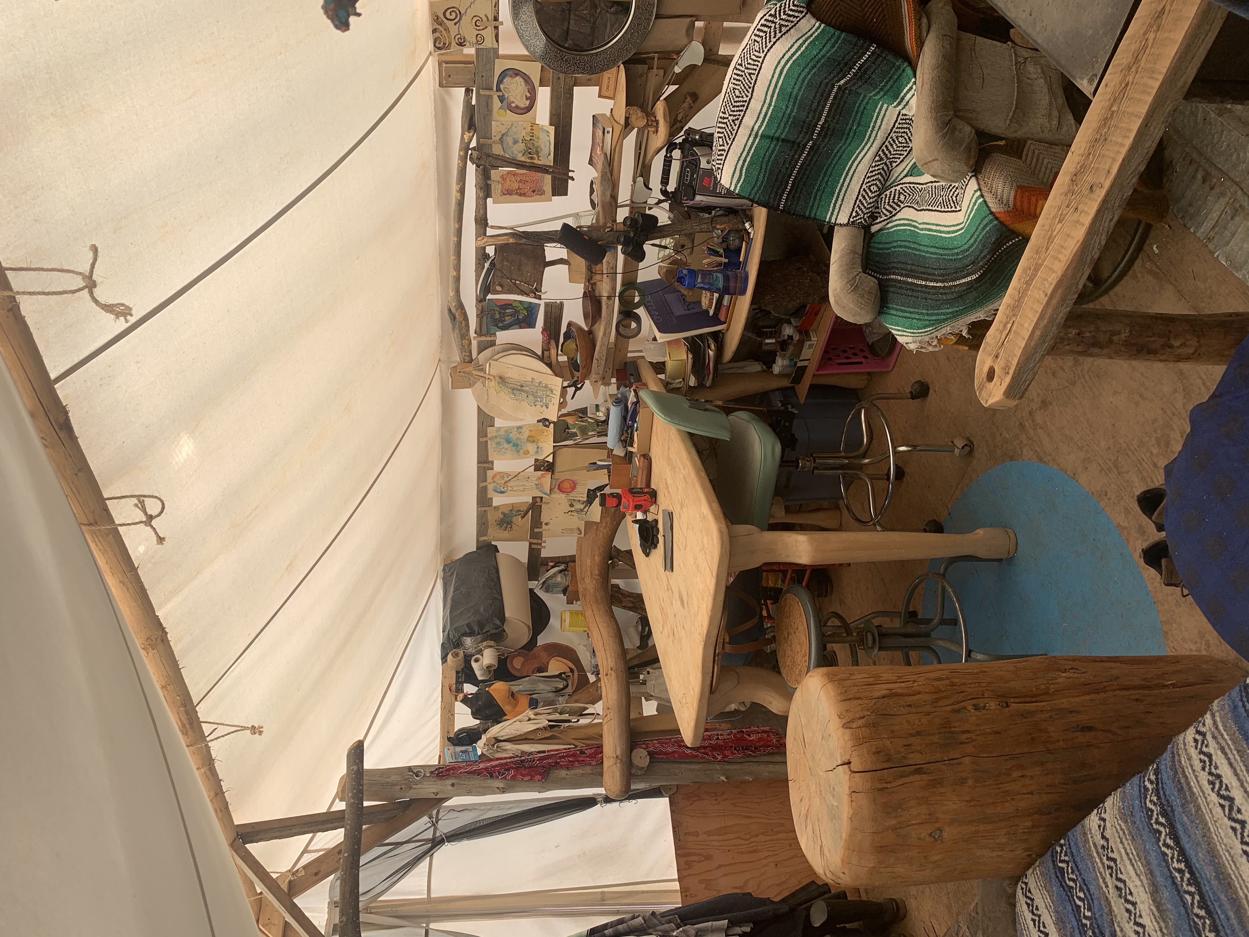 Coin table à dessin